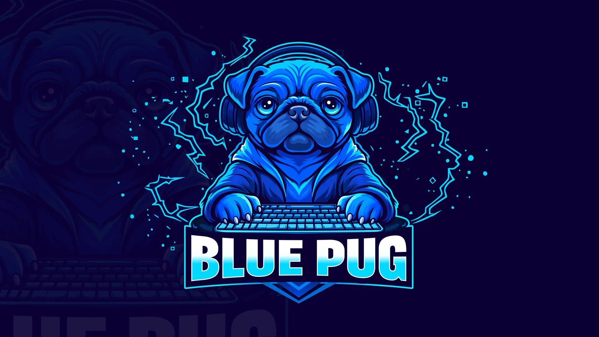 Blue Pug logo
